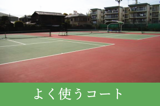 よく使用するコート